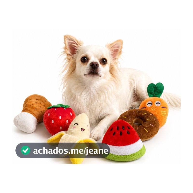Kit  pelúcias para cachorro – Brinquedo Mordedor com Som Divertido