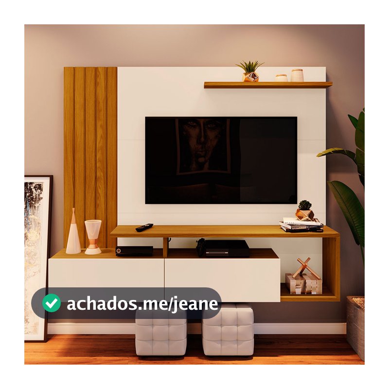Painel para TV ate 65 Polegadas Kiara Casa 812