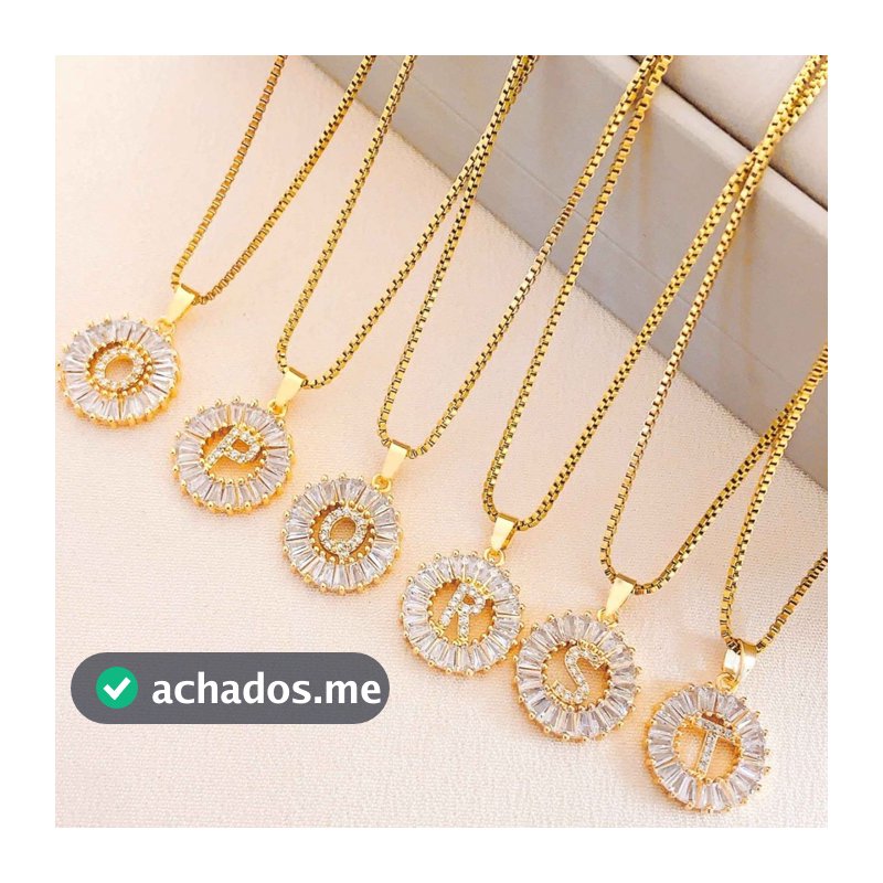 Colar não desbota feminino verão quadrado letras redondas novo colar de aço titânio moda colar All-Match High-End clavíc