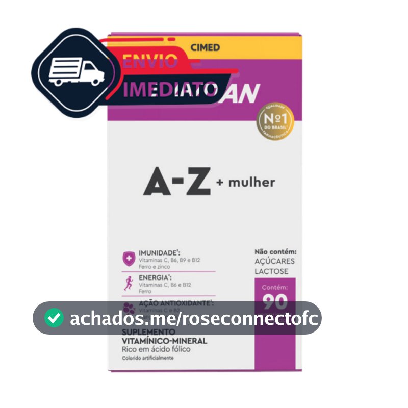 Multivitamínico A-z + Mulher 90 Comprimidos Revestidos Lavitan Suplemento Alimentar