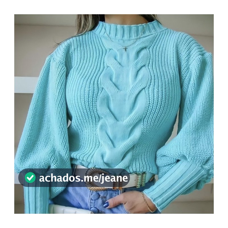Blusa de frio feminina estilo blogueirinha moda 2023