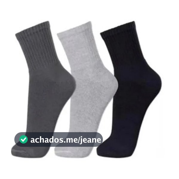 3, 6 ou 12  PARES DE MEIAS GROSSAS, CORES A SUA ESCOLHA!
