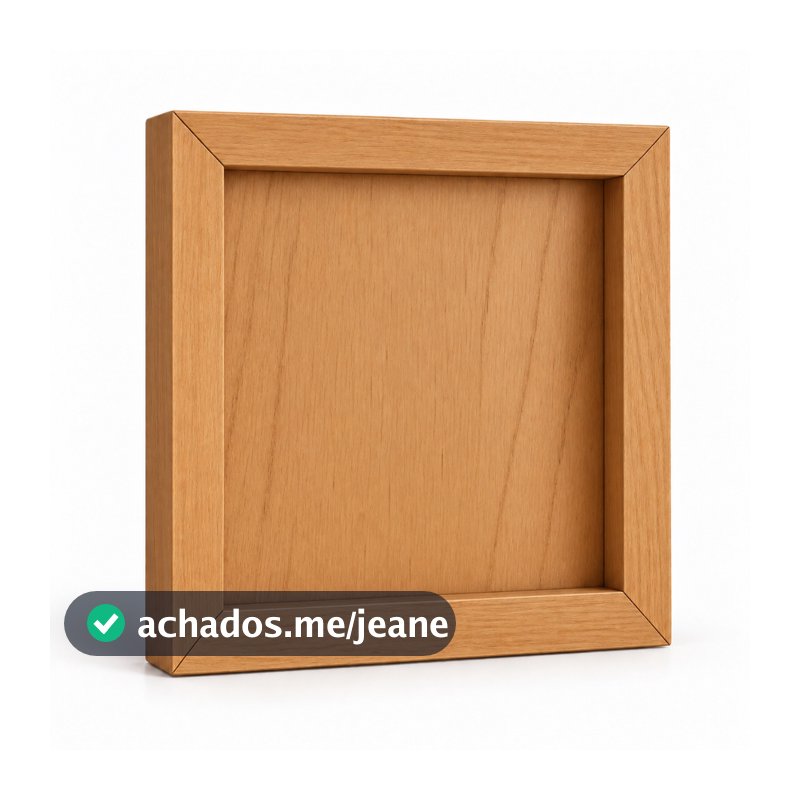 Quadro Decorativo em Madeira Lâminada Premium Quadrado Para Sala Quarto Escritório Decoração Registrare Decor