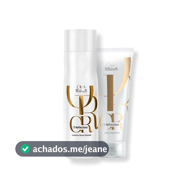 Kit Wella - Shampoo 250ml e Condicionador 200ml Oil Reflections
