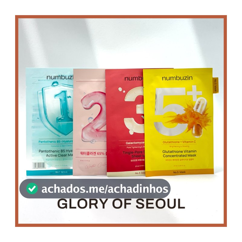 [Numbuzin] Sheet Mask Collection No.1 / No.2 / No.3 / No.4 / No.5