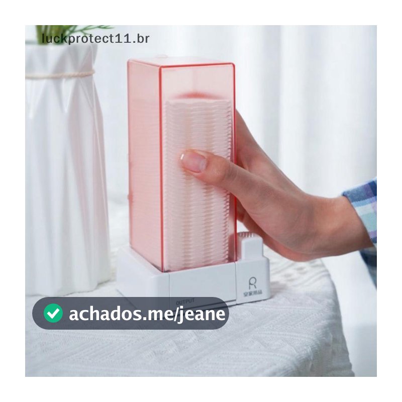 LTBR Caixa Automática De Algodão Cosmético , Tipo Prensa , Removedor De Maquiagem À Prova De Poeira , De Armazenamento ,