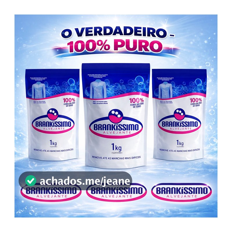 Percarbonato de Sódio 100% Puro  500g / 1kg / 2kg / 3kg Limpeza Em Geral Tira Manchas Roupas Brancas e Coloridas