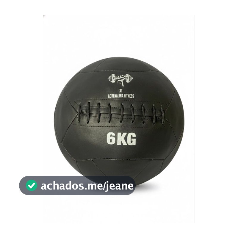 Wallball 6kg Medicine Crossfit Bola de Peso Academia Fitness Treino Funcional