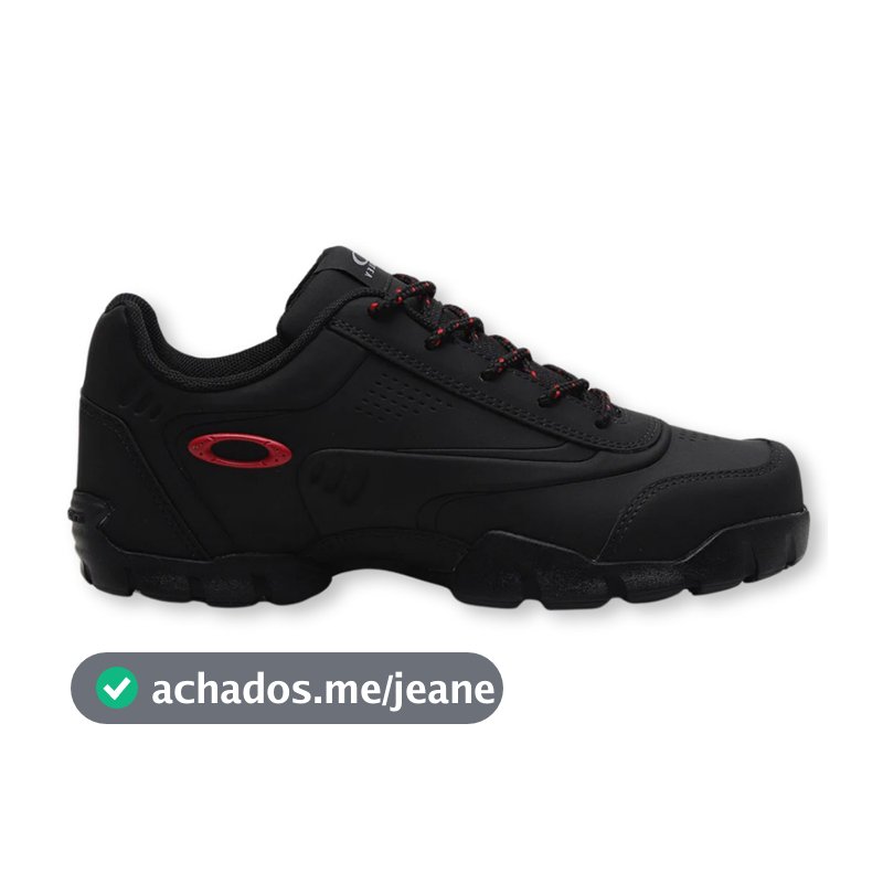 Tênis Oakley Stern Masculino Preto Vermelho