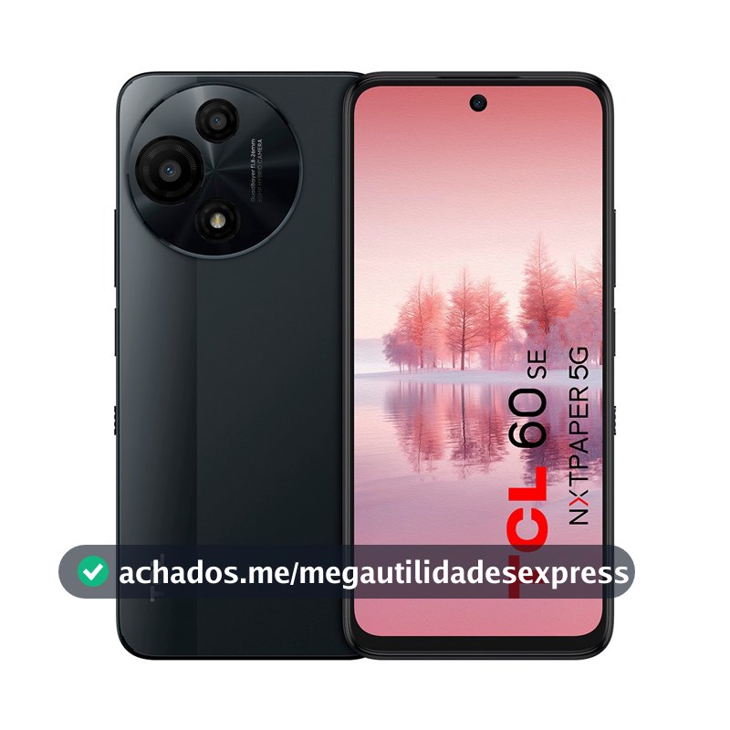 Smartphone TCL 256GB 50MP 18GB RAM 6.7" HD+ Octa-Core 5G 5.200 mAh TCL 60 SE NXTPAPER 5G