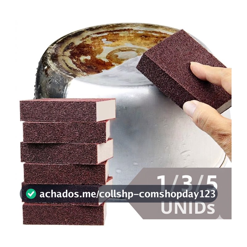 Esponja Mágica Remove Ferrugem e Risco para Forno Panela Inox TOP