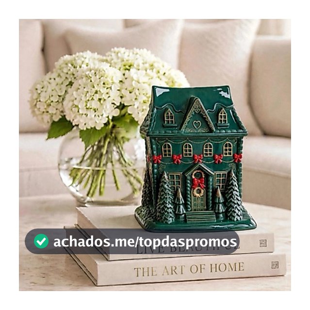Casinha Vila Decor Natal - Verde - Enfeite natal