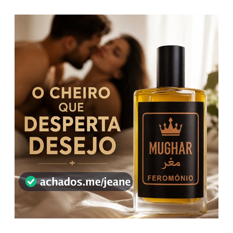 Perfume com Feromônio Ativo Mughar Árabe Afrodisíaco Atração Masculino