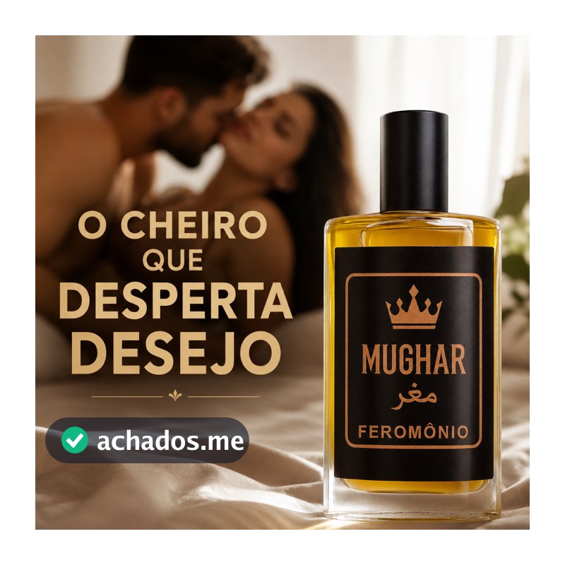 Perfume com Feromônio Ativo Mughar Árabe Afrodisíaco Atração Masculino