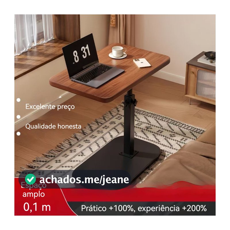 Mesa Mutiuso Mesinha Notebook Com Altura Regulavel Tablet Cama Sofá Ajustavel