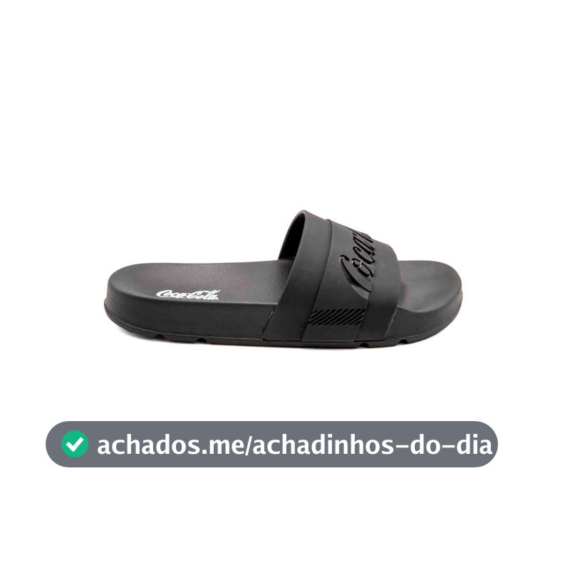 Chinelo Slide Coca Cola Elevate Confortável Chinelo Coca Cola Original Casual Injetado Coke Leve
