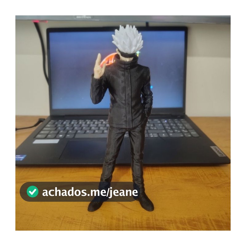 Action Figure Satoru Gojo Jujutsu Kaisen Decorativo geek gamer coleção