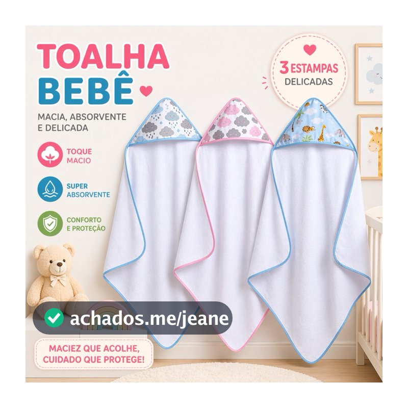 Toalha de banho para bebê Toalha de Banho infantil 70x70 cm Menina Menino Capuz