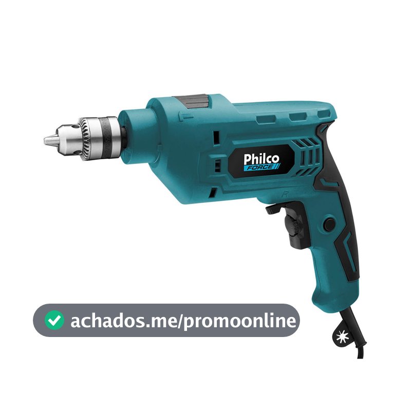 Furadeira Philco Force 650W 2800RPM com Maleta PFU01M