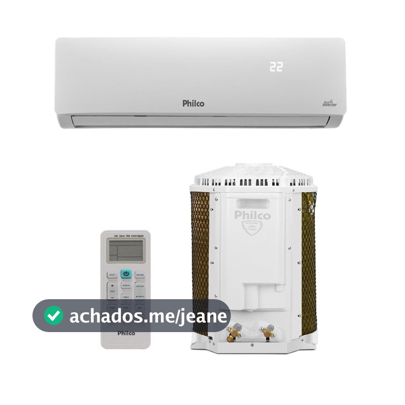 Ar Condicionado Split Philco Hi Wall Inverter 9.000 BTU/h Frio Monofásico Branco PAC9FC 220V