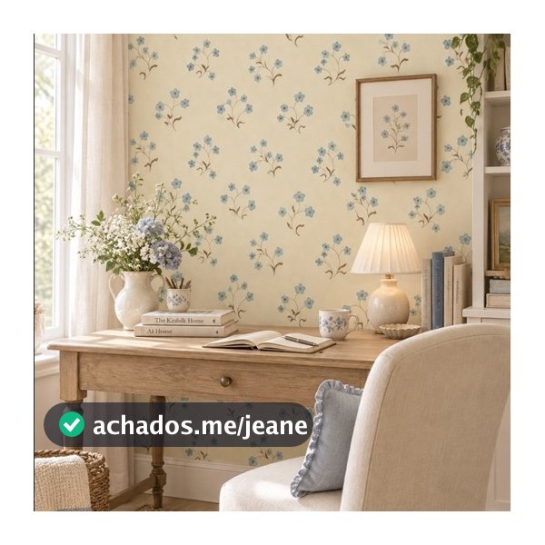 Papel de Parede Floral Mini Retrô TROP37
