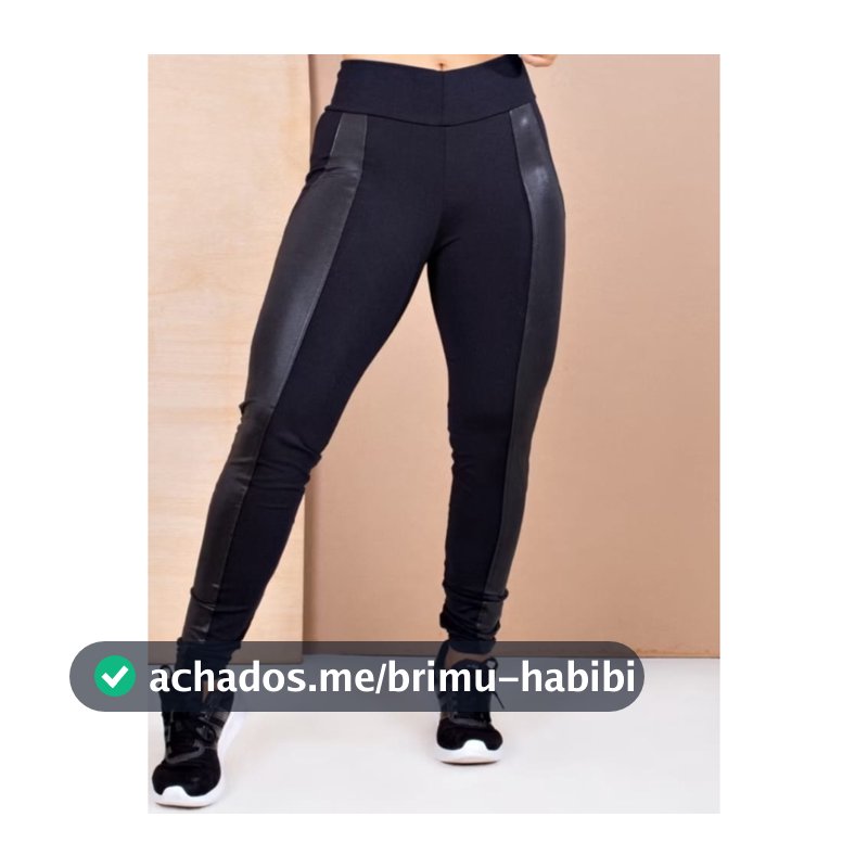 Calça Cintura Alta Montaria Flanelada Detalhe Cirrê Feminino