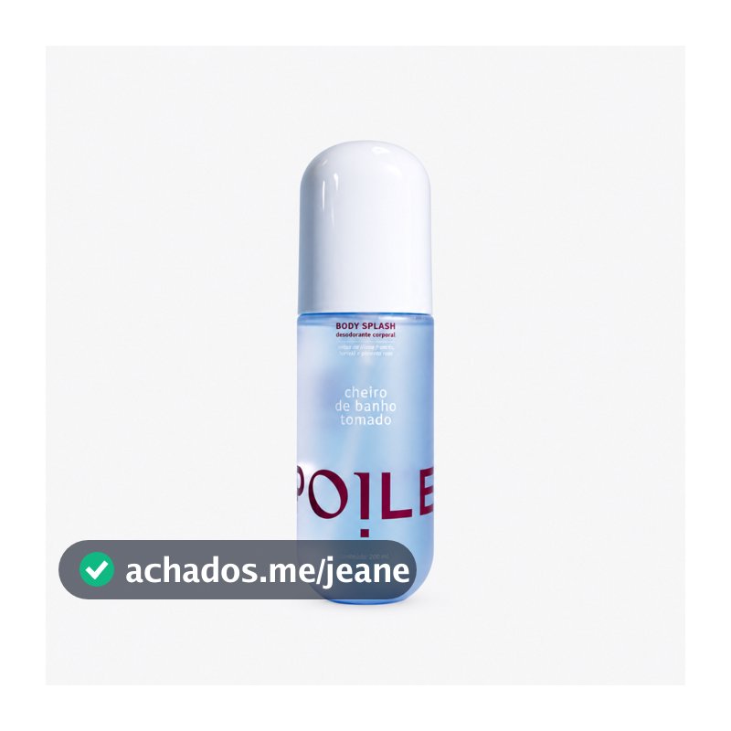 Body Splash Cheiro de Banho Tomado 200ml Spoiler Fragrância Feminina Fresca para Dia a Dia