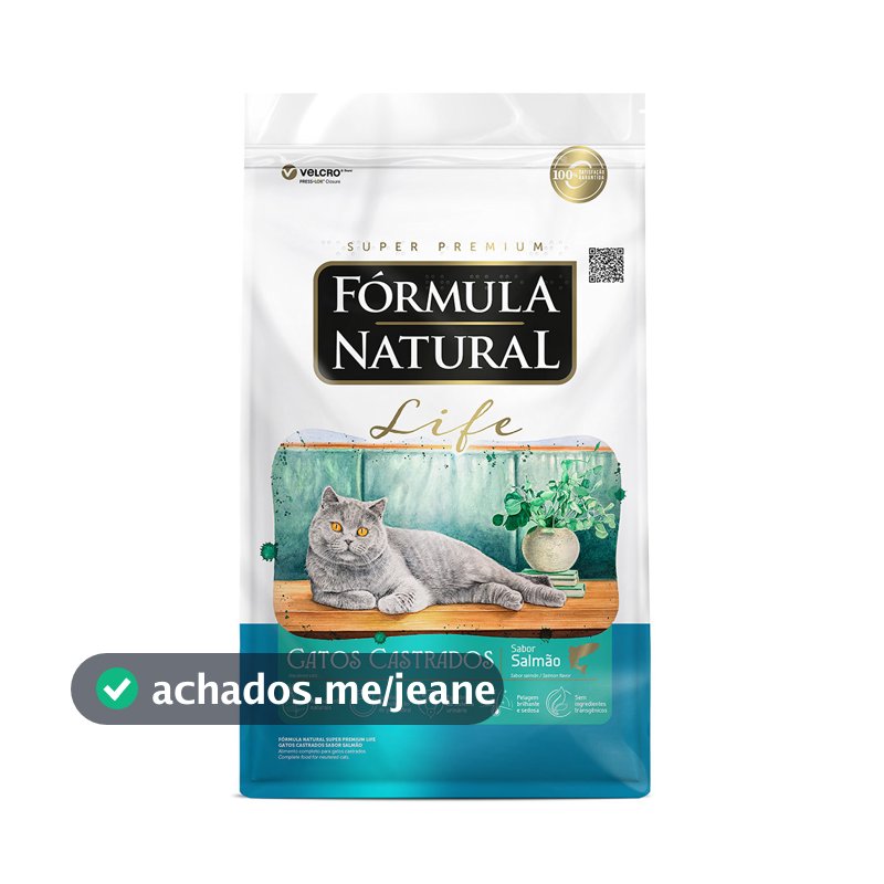 Ração Fórmula Natural Gatos Salmão 15kg