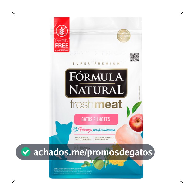 RAÇÃO FORMULA NATURAL FRESH MEAT GATO FILHOTE 10KG