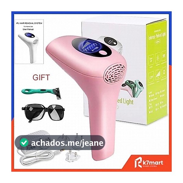 Novo dispositivo de depilação a laser IPL permanente de oito velocidades atualizado 9999999 Flash, elétrico indolor