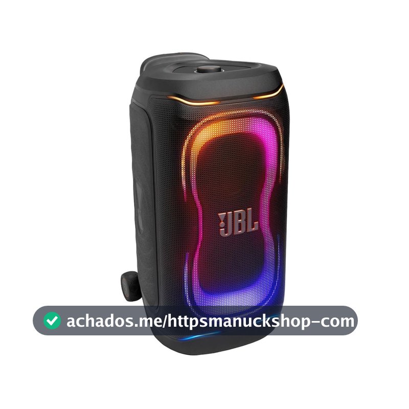 Caixa de Som JBL PartyBox 330 280W RMS Luzes RGB e Bateria de Até 18h Preto