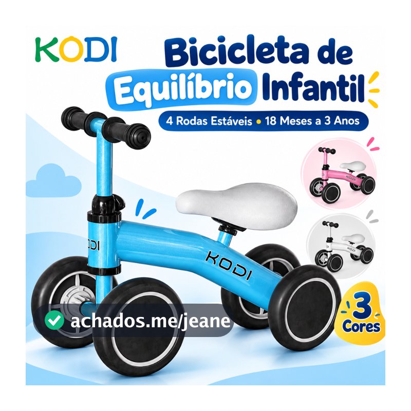 Bicicleta de Equilibrio para bebês menino Bicicleta sem pedal Brinquedo para meninosBicicleta de equilibrio Infantil-P14