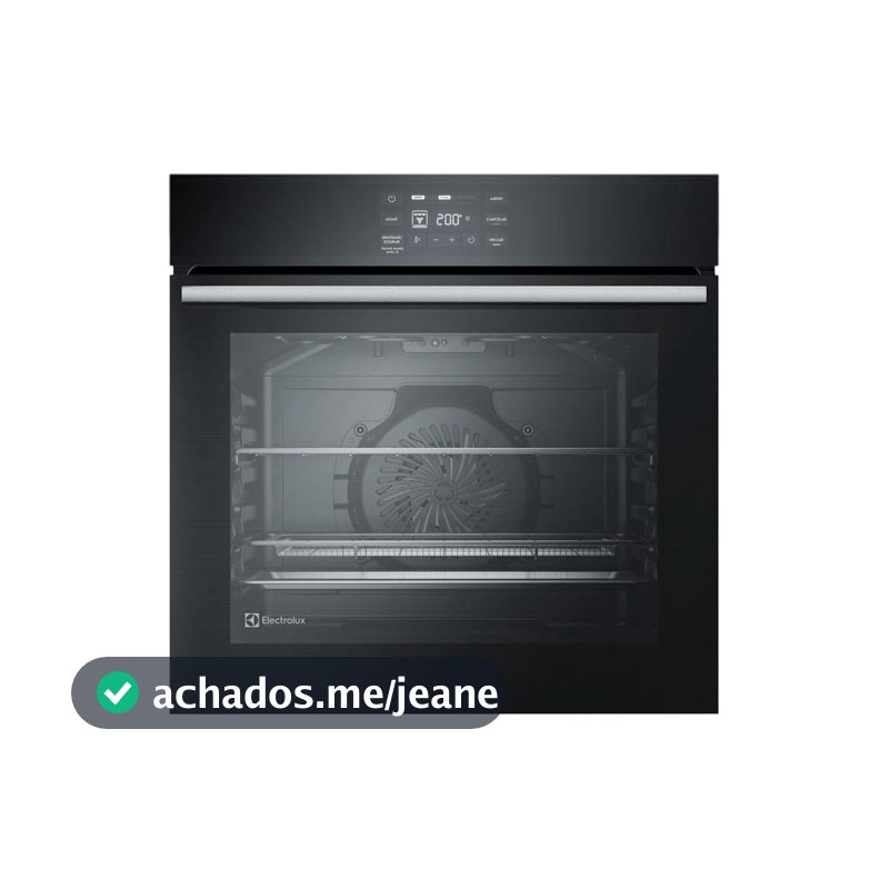 Forno Elétrico de Embutir Electrolux Experience com 80 Litros de Capacidade, Grill e Painel Touch Preto - OE8EA