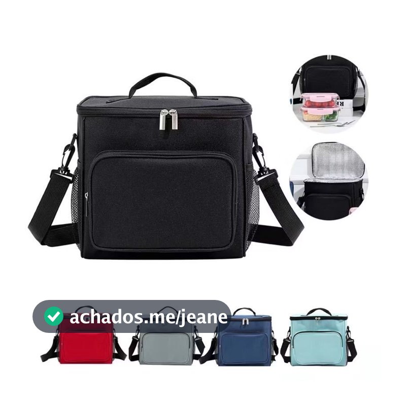 Bolsa Térmica Grande Portatil Marmita Viagem Com Alça Ajustavel