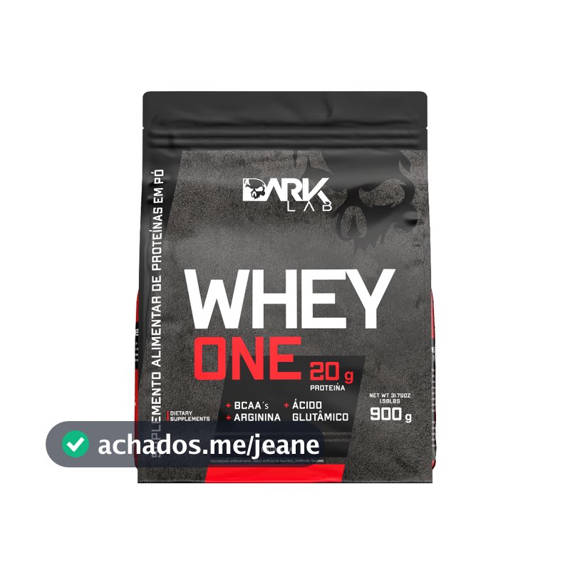 Whey Protein One Refil 900g Dark Lab - Proteina com BCAA, Glutamina, Arginina