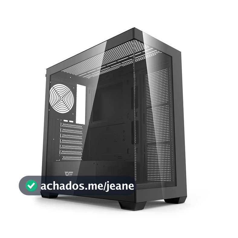 Gabinete Gamer Aigo Darkflash DS900, Mid-Tower, Lateral de Vidro, Preto, DS900-BLACK