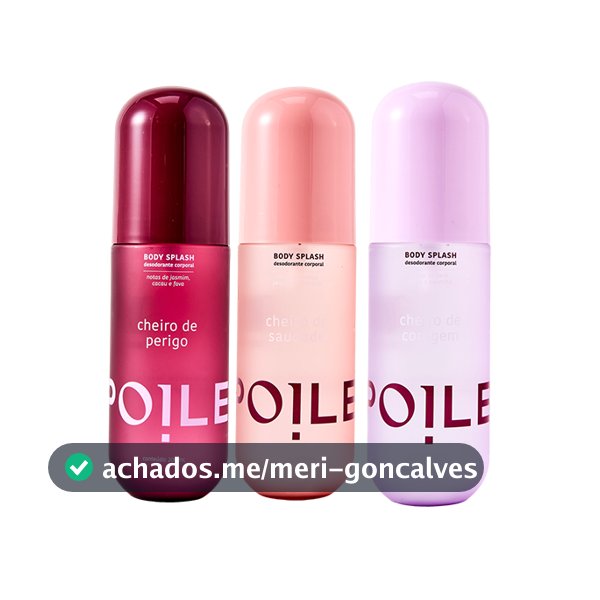 Kit Body Splash: Cheiro de Perigo, Cheiro de Saudade e Cheiro de Coragem (200ml cada) - Spoiler