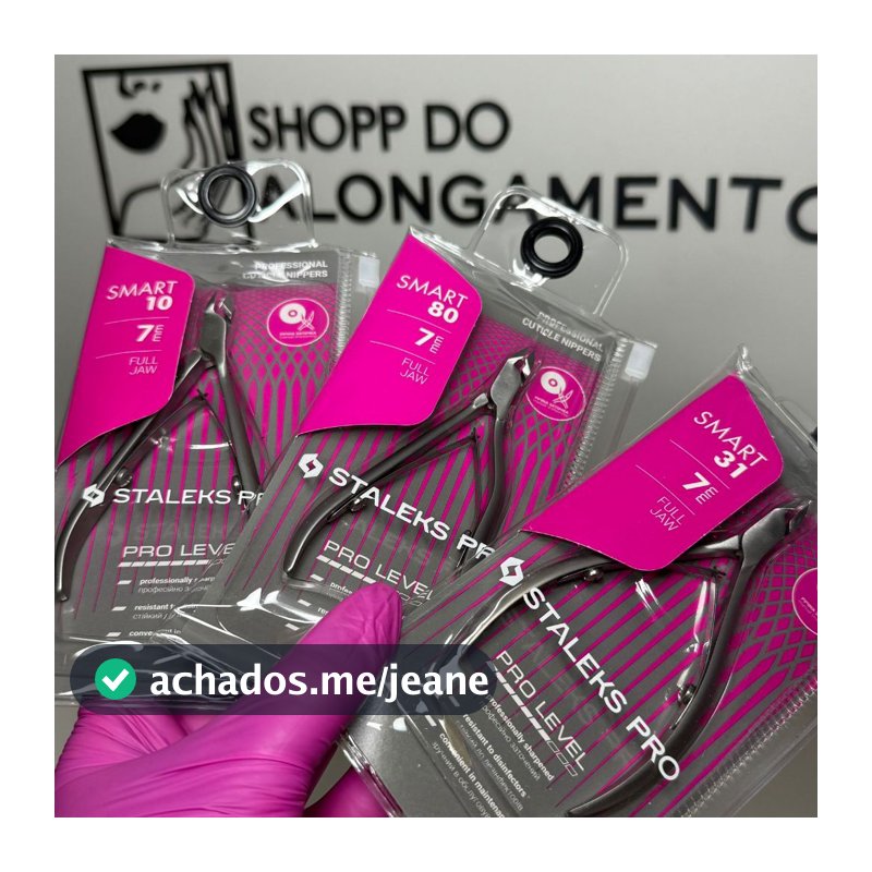 Alicate Staleks Profissional de Cutículas Pro 10-7  / 31-7 / 80-7 / 100-9 - Linha Smart - ORIGINAL