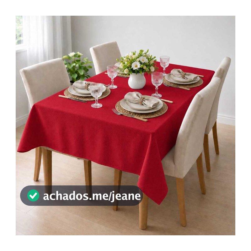 Toalha de Mesa Cores Lisas e Tamanhos Clean e Moderno - Casa e decoração