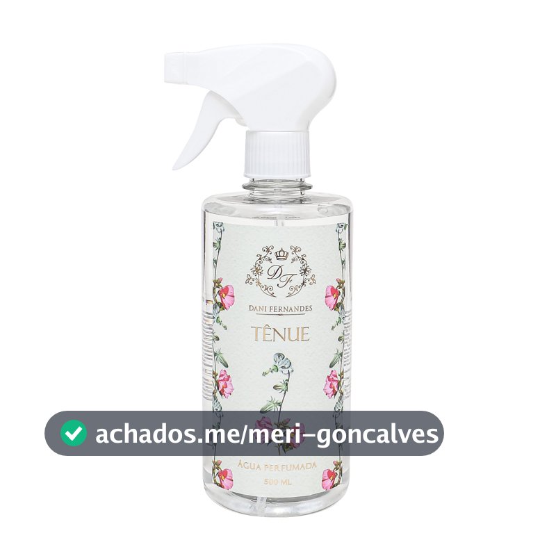 Água Perfumada Tênue 500ml Para Roupas Dani Fernandes