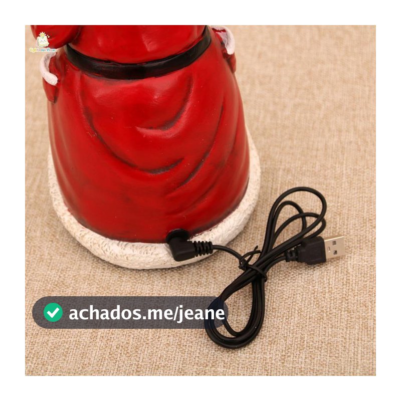 LOF Decorações Giratórias De Resina De Natal Luzes LED Caixa De Música Multifuncional Para Velho Enfeites De Presente Br