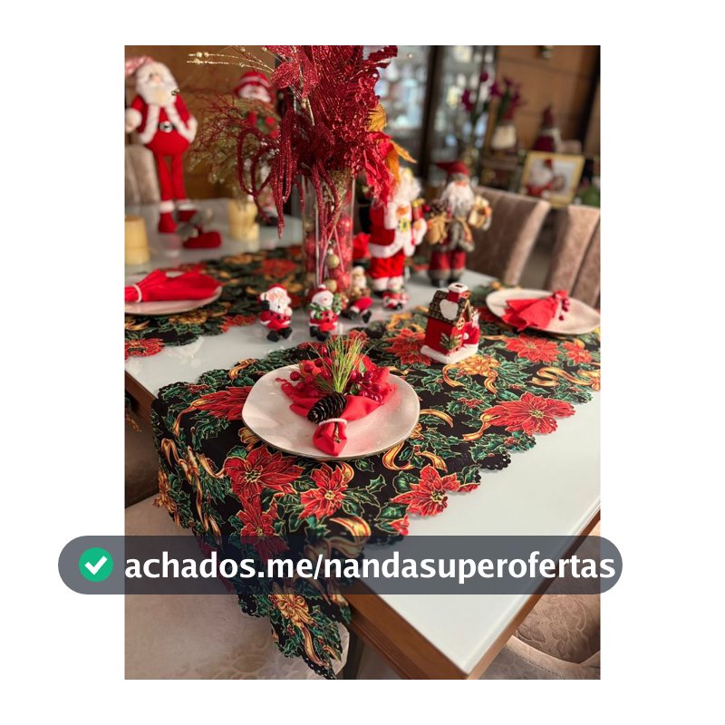 trilho de mesa natal caminho de mesa decoraçao natal