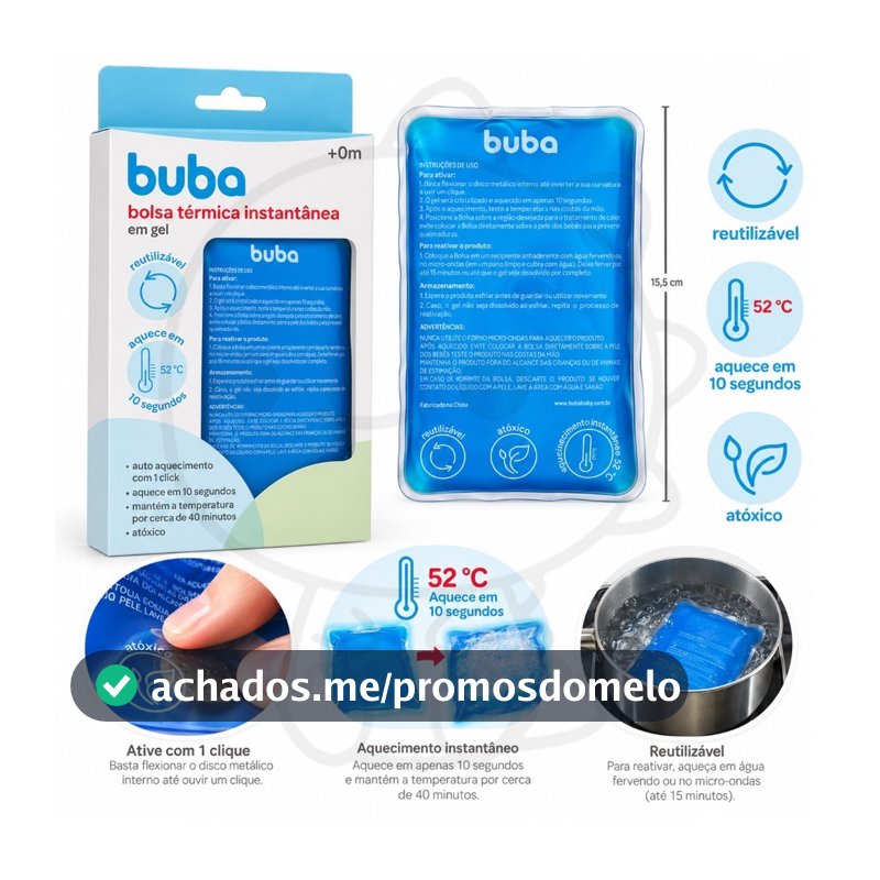 Bolsa Para Cólica De bebê Térmica gel Instantânea Para Cólica buba Bolsa Térmica em gel