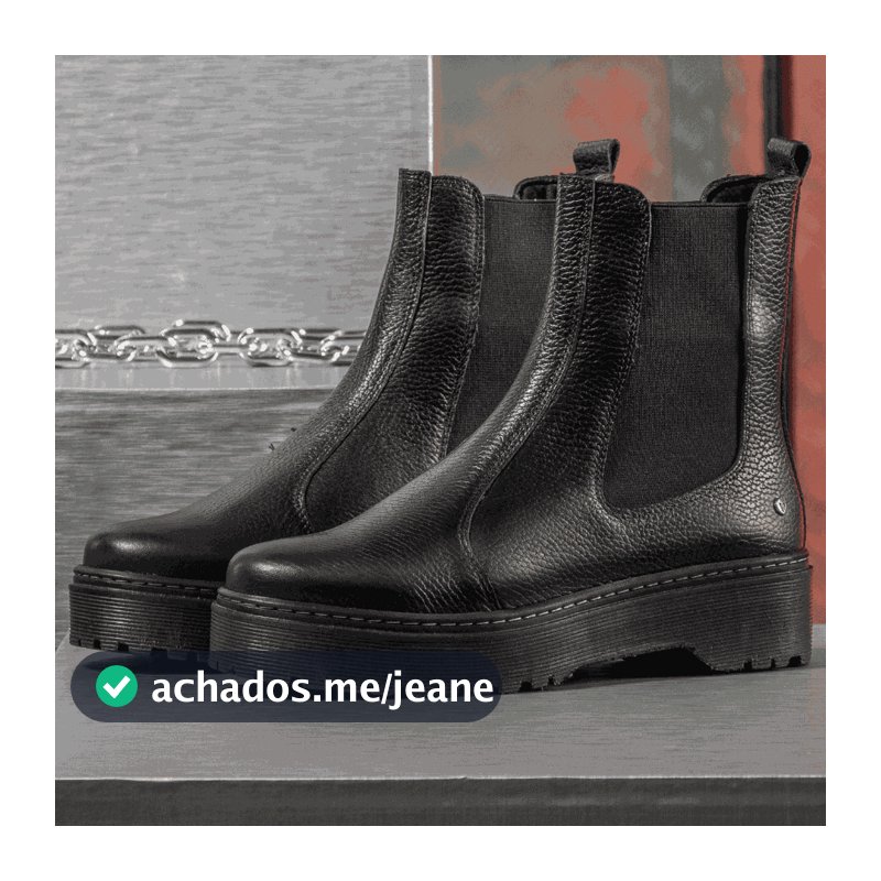 Bota Feminina Vittal Couro Legítimo Luisa Calce Fácil