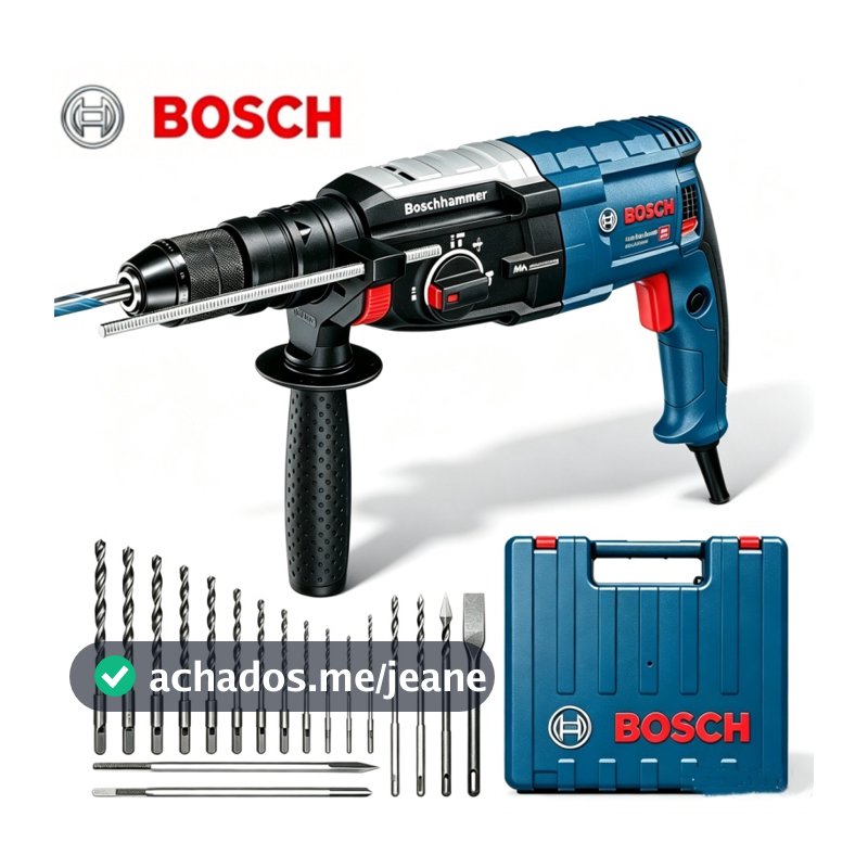 GBH 2-28D Professional  Rotary Hammer Drill with SDS Plus, Drills Concrete and Masonry, with Carrying Case