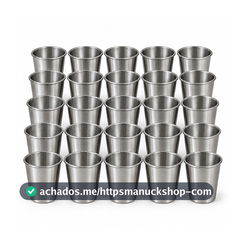 Kit 25 Copos de Alumínio 500ml | Copos para Grandes Festas e Impressão 3D