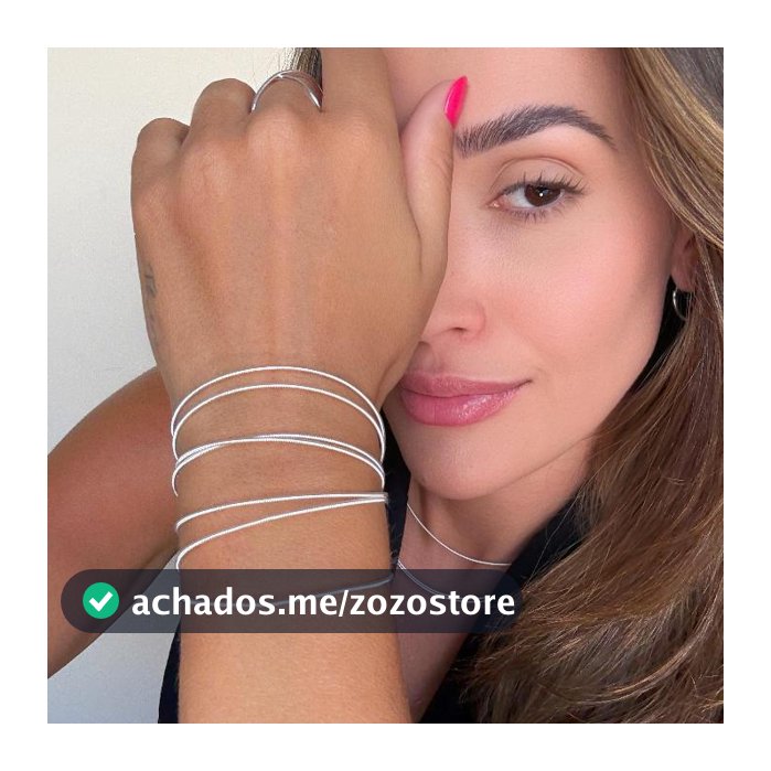 Pulseira Corda de Violão Prata 925 Feminina Ouro 18k Fecho Premium