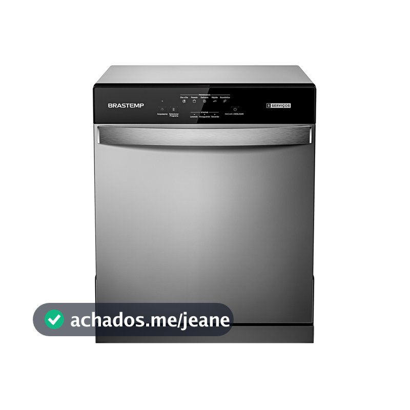 Lava-Louças 8 Serviços Brastemp BLF08BS - Prata