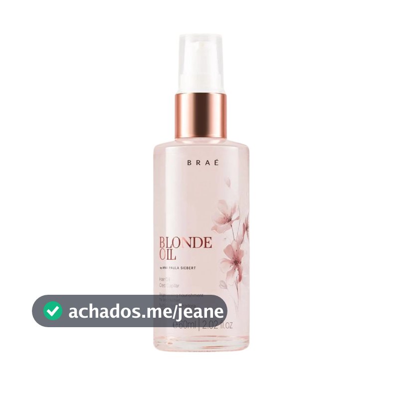 Óleo Capilar Braé Blonde Oil By Ana Paula Siebert 60ml