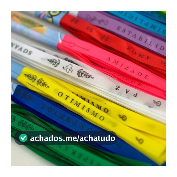 100 Pulseira Virtudes Desejos Intenções Otimismo Fitinhas Coloridas